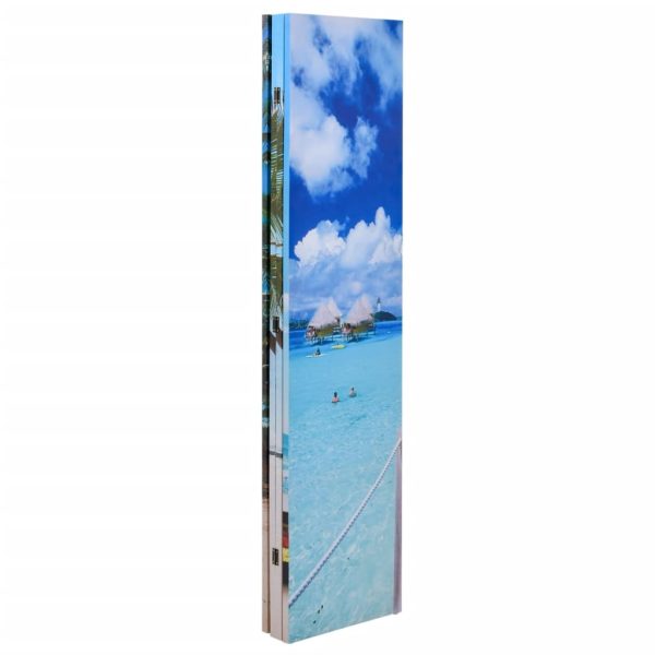 Paravento Pieghevole 160x170 Cm Con Stampa Spiaggia - Image 3
