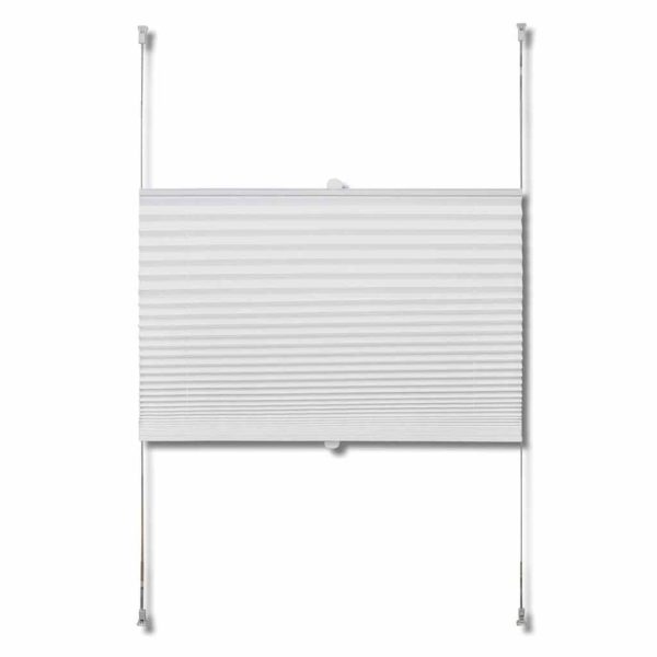 Tenda Plissè 80x200cm Bianca - Image 4
