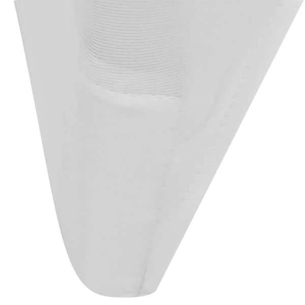 Coprisedia In Tessuto Elasticizzato Bianco Set 6 pz - Image 6