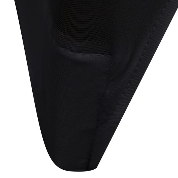 Coprisedia In Tessuto Elasticizzato Nero Set 6 pz - Image 6