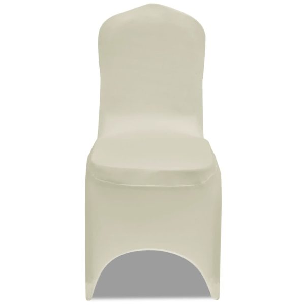 Coprisedia In Tessuto Elasticizzato Crema 6 pz - Image 3