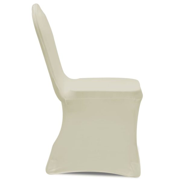 Coprisedia In Tessuto Elasticizzato Crema 6 pz - Image 4