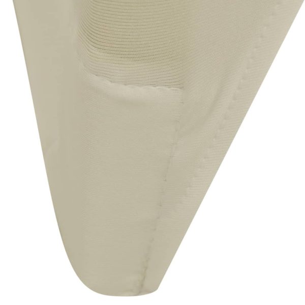 Coprisedia In Tessuto Elasticizzato Crema 6 pz - Image 6