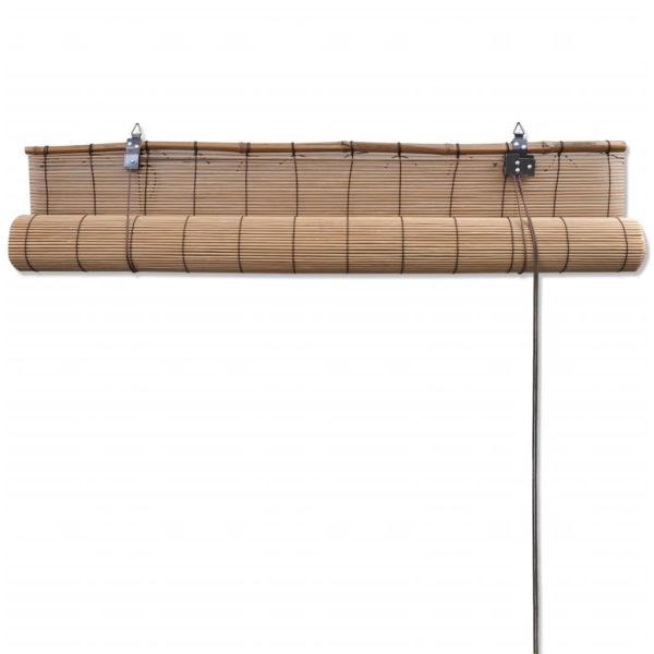 Tende A Rullo In Bambù Marrone 120x160 cm - Image 5