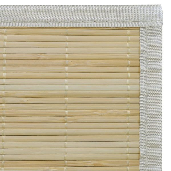 Tappeto Rettangolare In Bambù Naturale 80 X 300 cm - Image 6