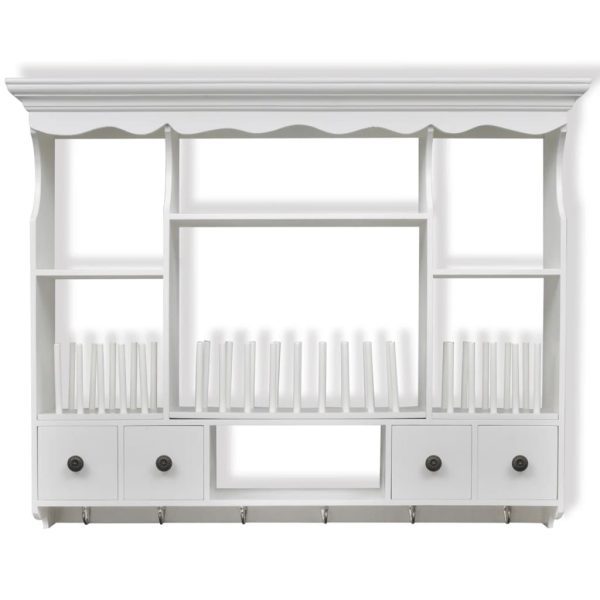Pensile Da Cucina In Legno Bianco - Image 3