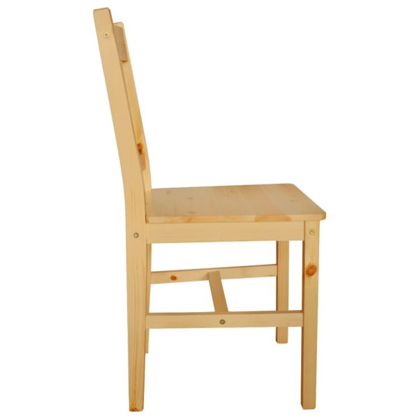 Sedie Da Pranzo 2 Pz In Legno Di Pino - Image 4