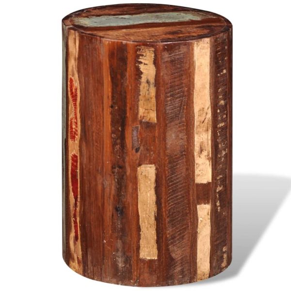 Sgabello In Legno Massello Di Recupero - Image 3