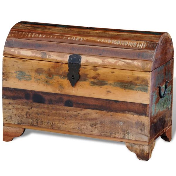 Cassa Di Stoccaggio In Legno Massello Di Recupero - Image 3
