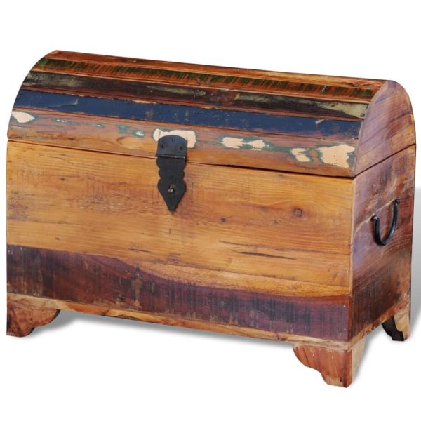 Cassa Di Stoccaggio In Legno Massello Di Recupero - Image 4