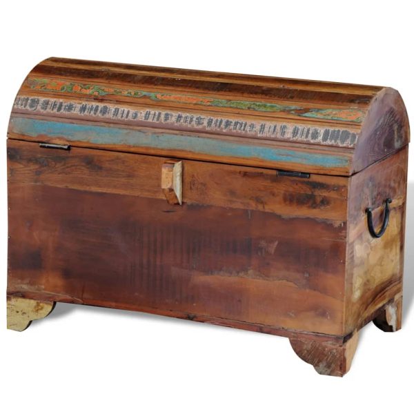 Cassa Di Stoccaggio In Legno Massello Di Recupero - Image 6