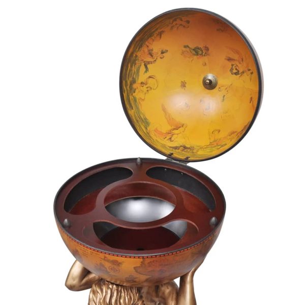 Bar A Globo Portabottiglie Vino Design Atlas 42x42x85 cm - Image 5