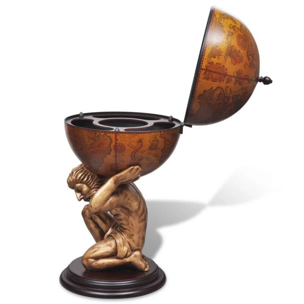 Bar A Globo Portabottiglie Vino Design Atlas 42x42x85 cm - Image 6