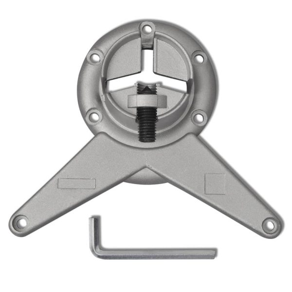Set Gambe Tavolo 4 Pz In Nickel Spazzolato Regolabili 1100 mm - Image 4