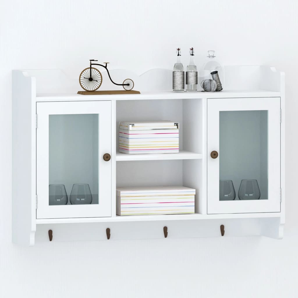 Mobile Pensile In Mdf Porta Dvd/libri/bicchieri