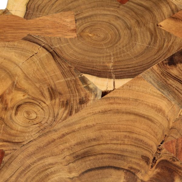 Tavolino Da Caffè 35 Cm 4 Tronchi In Legno Massello Di Sheesham - Image 6
