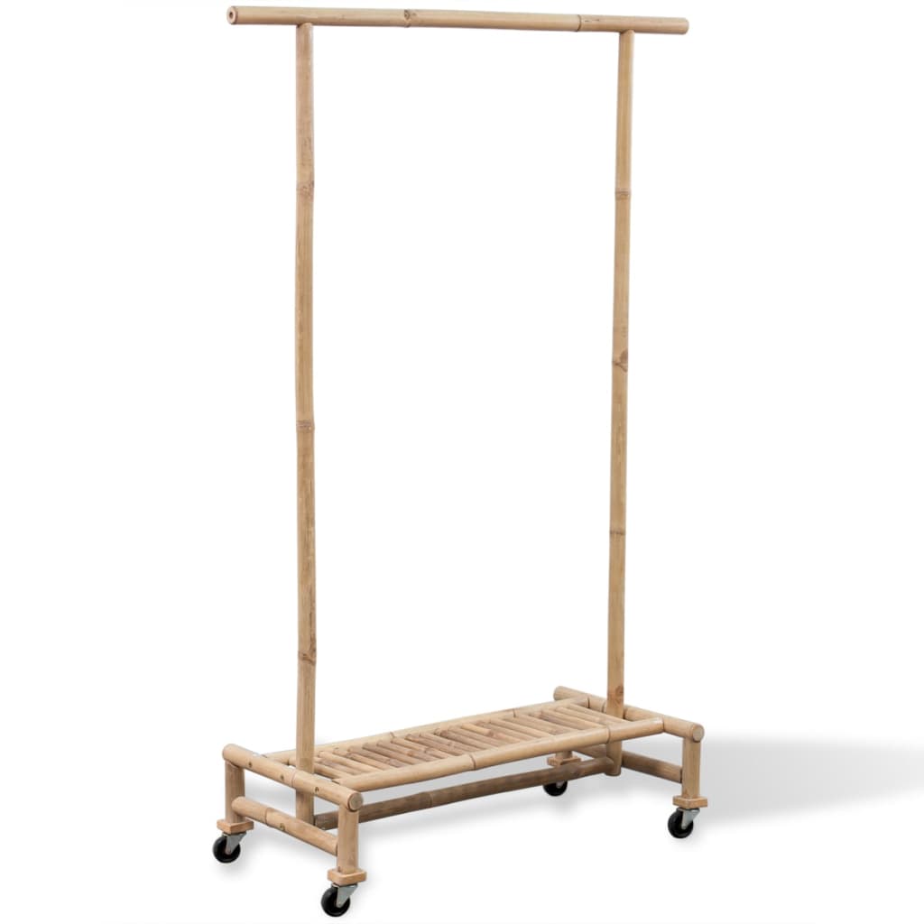 Supporto Appendiabiti In Legno Di Bambù