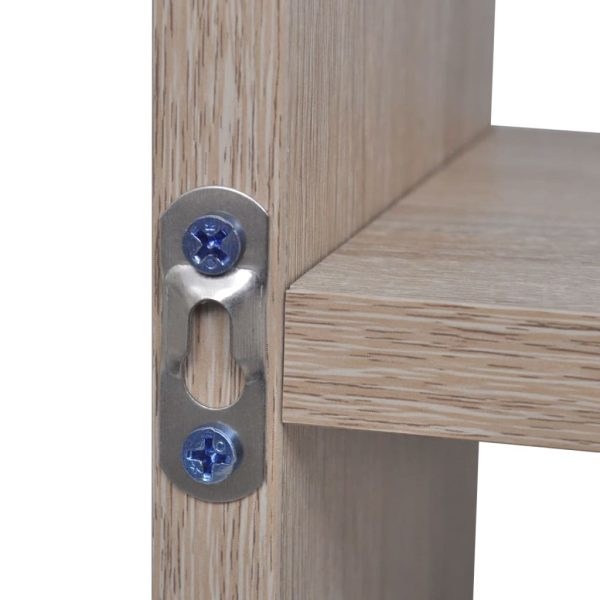 Espositore Da Parete Pensile 8 Scomparti Color Rovere - Image 4