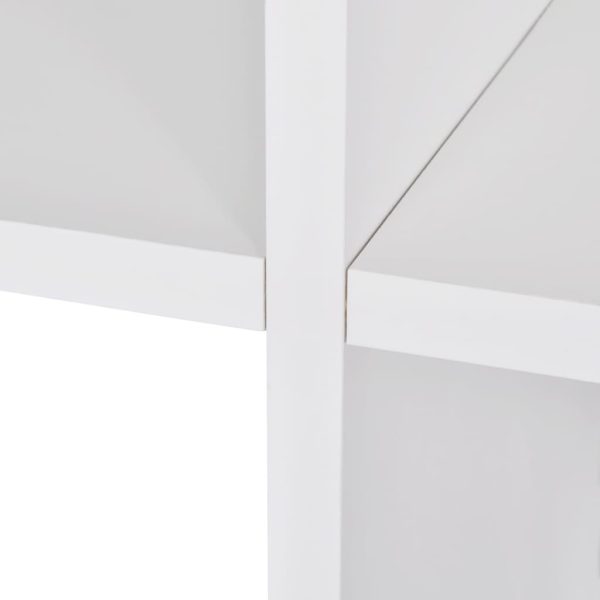 Libreria / Scaffale Espositore A Scala 142 Cm Bianco - Image 5
