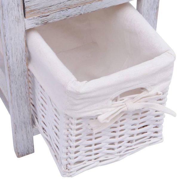 Comodino In Legno Bianco - Image 6