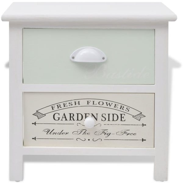 Comodino Francese Set 2 Pz In Legno - Image 3