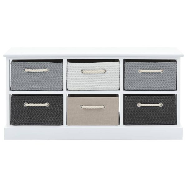 Mobile Contenitore Con 6 Cassetti In Legno - Image 3