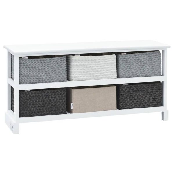 Mobile Contenitore Con 6 Cassetti In Legno - Image 6