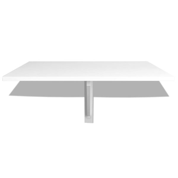 Tavolo Pieghevole Da Parete Bianco 100x60 cm - Image 3