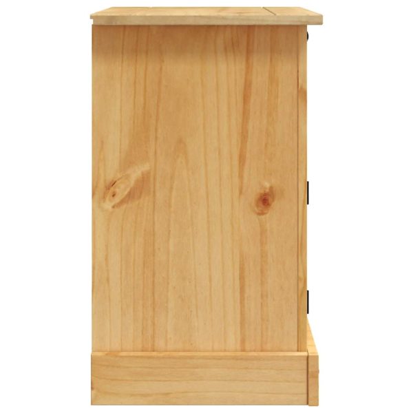 Comodino In Legno Di Pino Messicano Corona Range 53x39x66 cm - Image 6