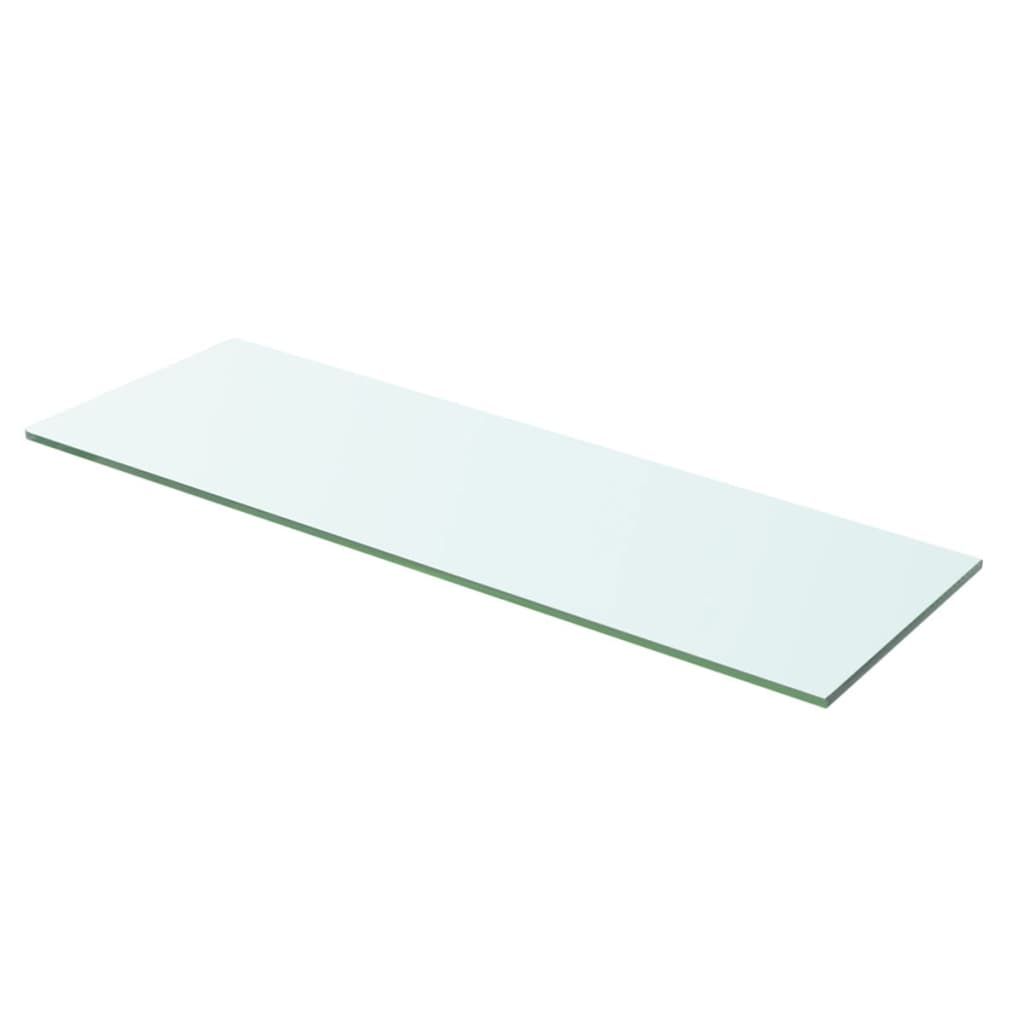 Pannello Mensola In Vetro Trasparente 60x15 cm