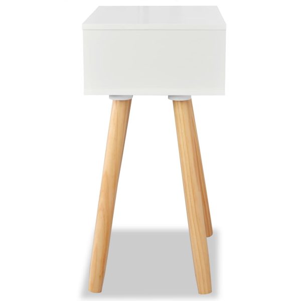 Comodini Set 2 Pz In Massello Di Pino 40x30x61 Cm Bianchi - Image 6
