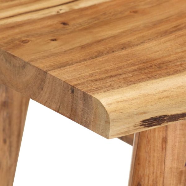 Comodino In Legno Massello D'acacia 45x32x55cm - Image 6