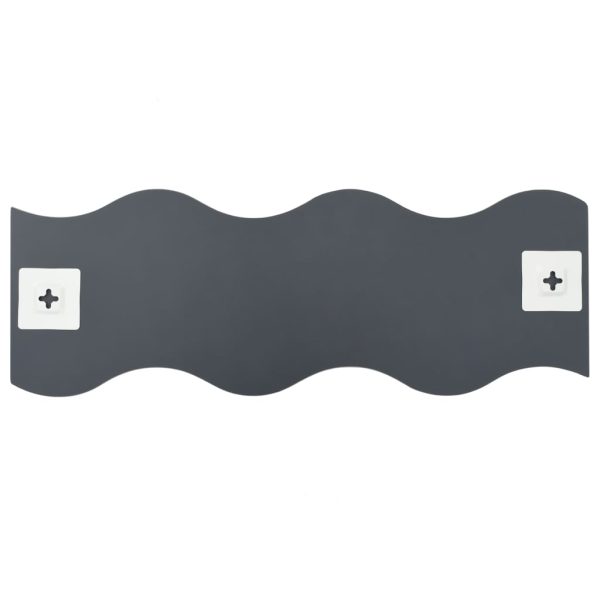 Specchi Da Parete 4 Pz 60x18,5 Cm Vetro A Onda - Image 4