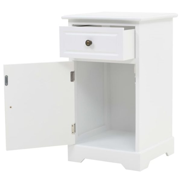 Comodino In Mdf E Legno Di Pino 35x32x59 cm - Image 4