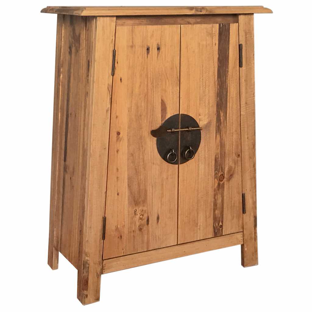 Mobile Da Bagno In Legno Massello Di Pino 59x32x80 cm