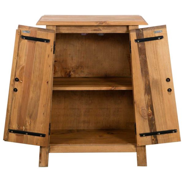 Mobile Da Bagno In Legno Massello Di Pino 59x32x80 cm - Image 5