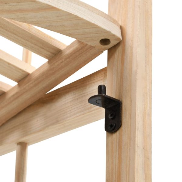 Scaffale Ad Angolo In Legno Di Cedro 27x27x110 cm - Image 5