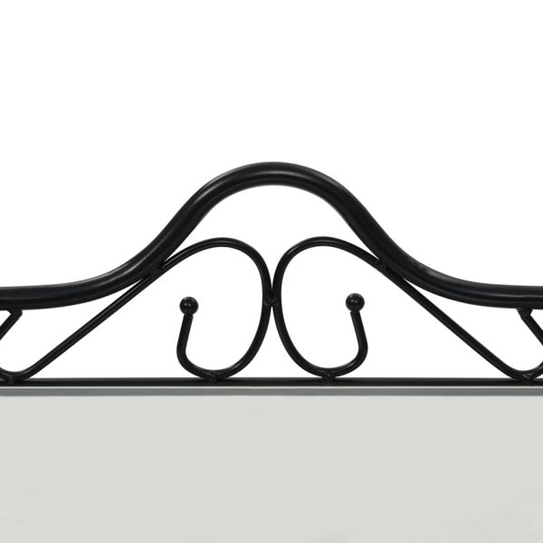 Comodini Set 2pz In Acciaio E Vetro Temperato 45x30,5x60cm Nero - Image 6