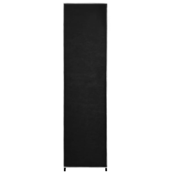 Guardaroba Con 4 Scomparti Nero 175x45x170 cm - Image 6
