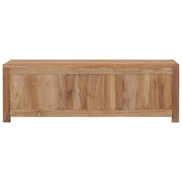 Mobile Porta Tv 115x30x40 Cm In Legno Massello Di Teak - Image 5