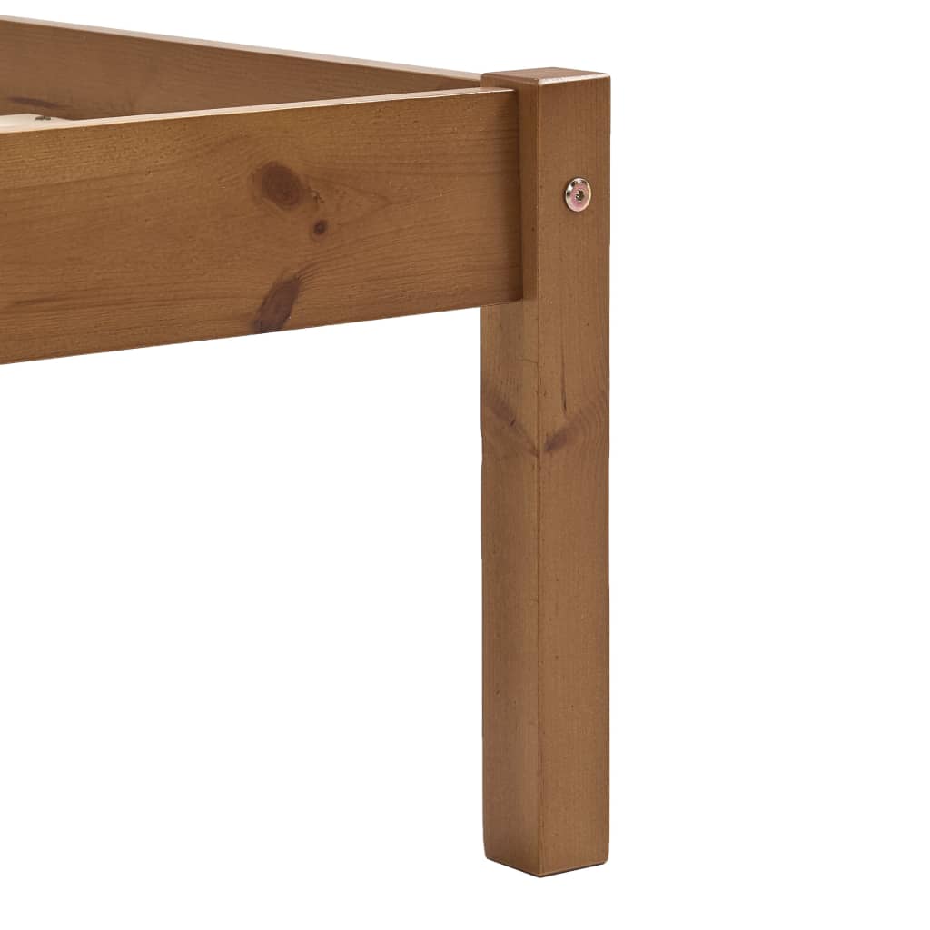 Giroletto Senza Materaso Ambrato In Legno Di Pino 100x200cm - Image 6
