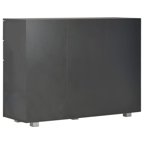 Credenza Nero Lucido 107x35x80,5 cm - Image 5