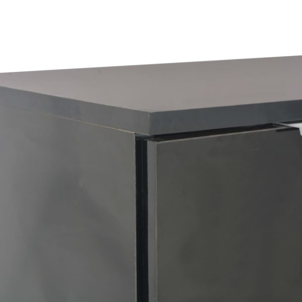 Credenza Nero Lucido 107x35x80,5 cm - Image 6