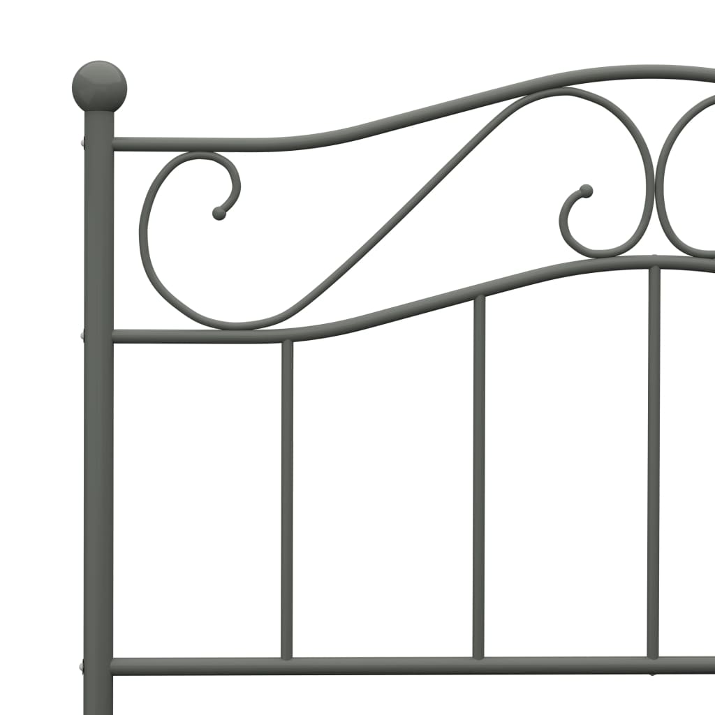 Giroletto Grigio In Metallo 90x200 cm - Image 5