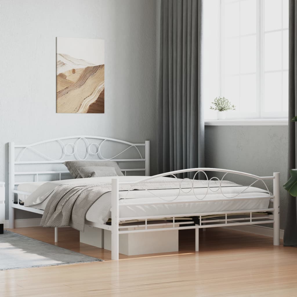 Giroletto Bianco In Metallo 140x200 cm