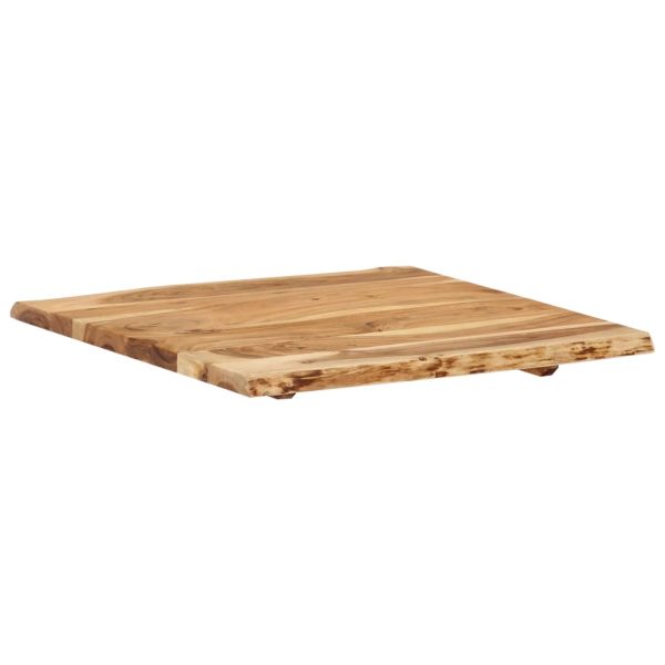 Piano Del Tavolo In Legno Massello Di Acacia 58x(50-60)x2,5 cm - Image 5