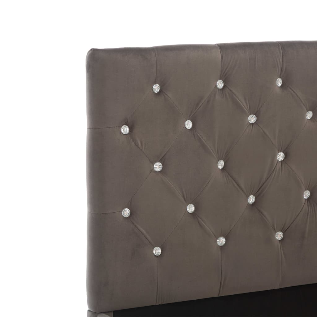 Giroletto Grigio In Velluto 180x200 cm - Image 6