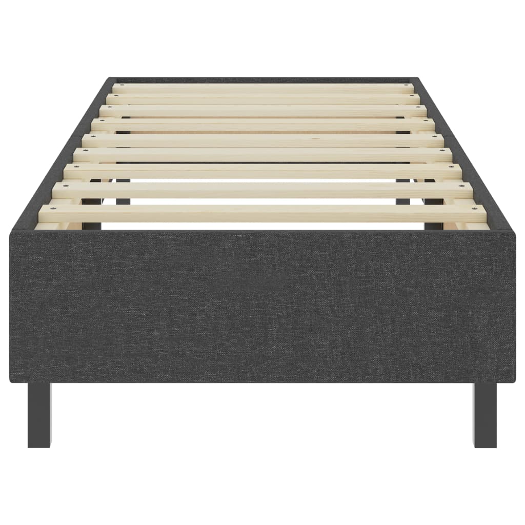 Letto A Molle Grigio In Tessuto 100x200 cm - Image 4