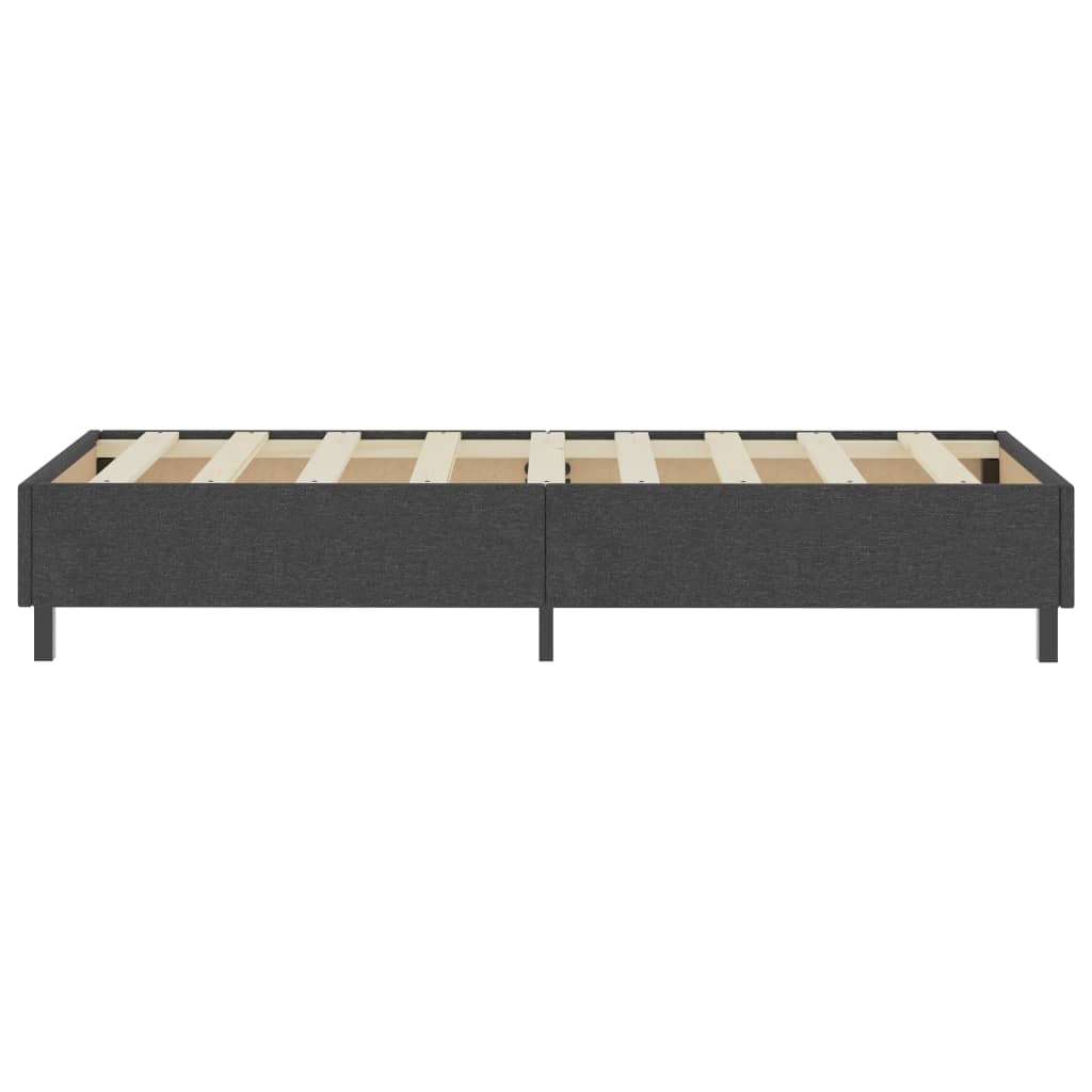 Letto A Molle Grigio In Tessuto 100x200 cm - Image 5