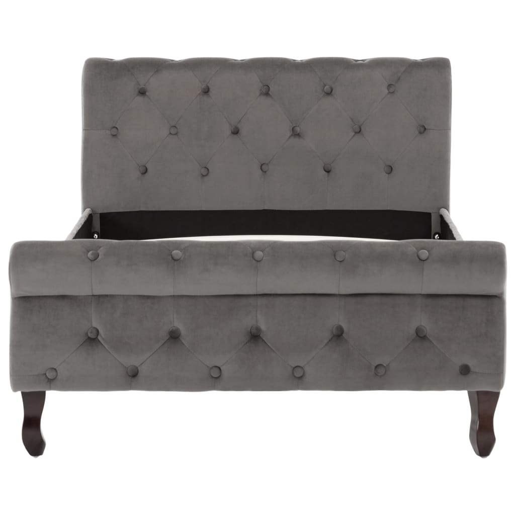 Giroletto Grigio In Velluto 100x200 cm - Image 3